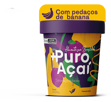+Puro Açaí 900ml banana