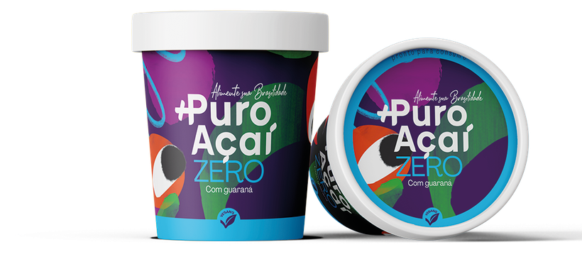 +Puro Açaí Zero 900ml, com guaraná